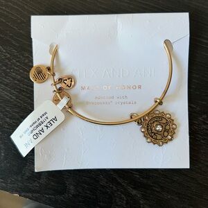 Alex and Ani maid of honor gold bracelet